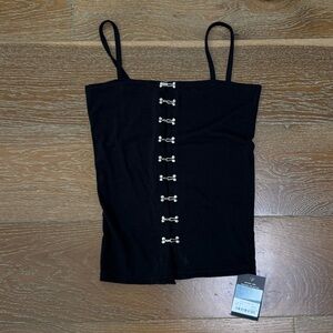 Storets Xia Hook-and-Eye Top